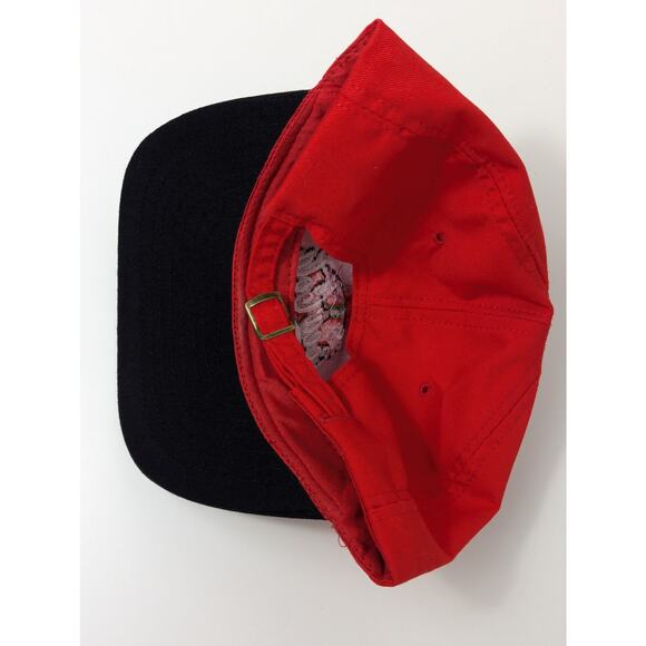 Vintage Riverside Coca-Cola Logo Cap Red Black OS - Picture 8 of 9